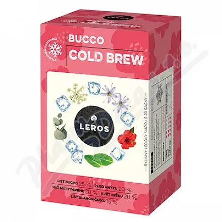 LEROS Cold Brew Bucco čaj 20x1.5g