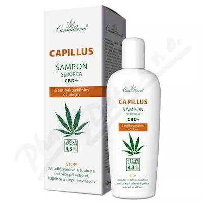 Cannaderm Capillus seborea šampon CBD+ 150ml