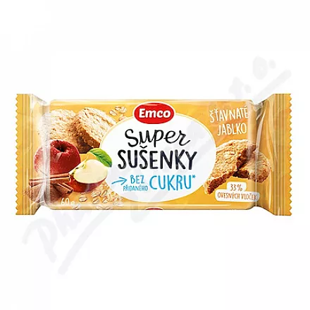 EMCO Super sušenky šťavnaté jablko 60g