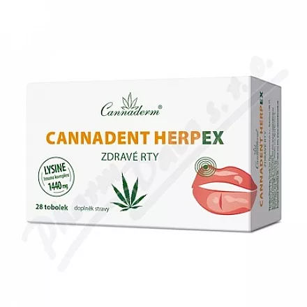 Cannaderm Cannadent HerpEX healthy lips 28 tob.