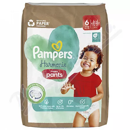 Pampers Harmonie Pants 6 plenk.kalhotky 15 kg 19ks