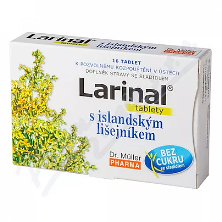 Larinal z porostem islandzkim tbl.16 Dr.Müller