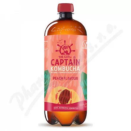 The Gutsy Captain Kombucha broskev BIO 1l