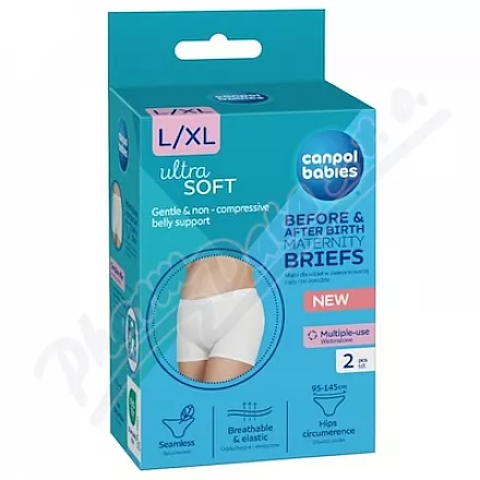Canpol babies Těhoten./pop. kalhotky 2v1 L/XL 2ks
