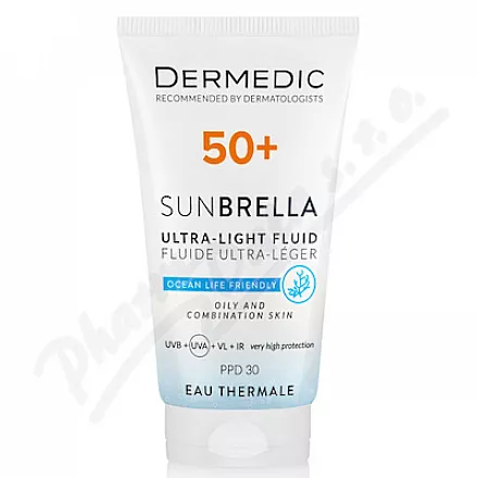 DERMEDIC SUNBRELLA dla opalonej skóry tłustej SPF50 40ml