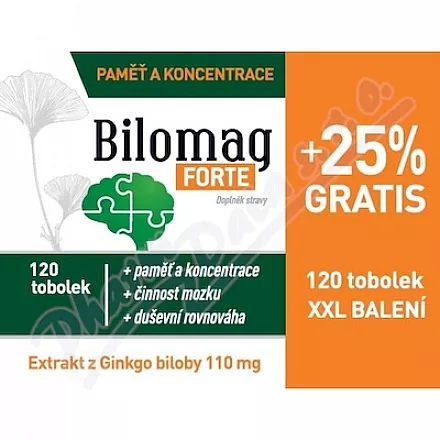 Bilomag FORTE 25% extra 120 kapsułek