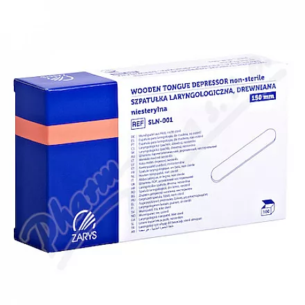 ZARYS szpatułka laryngologiczna drewniana nester.100szt