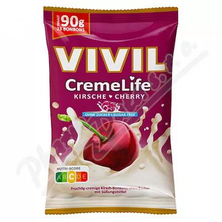 Vivil CremeLife wiśnia bez cukru 90g