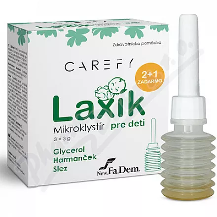 CAREFY Laxik microclyster dla dzieci 3x3g