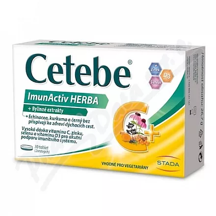Cetebe ImunActiv HERBA Ekstrakty ziołowe tbl.30
