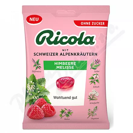 RICOLA Malina melisa bez cukru 75g