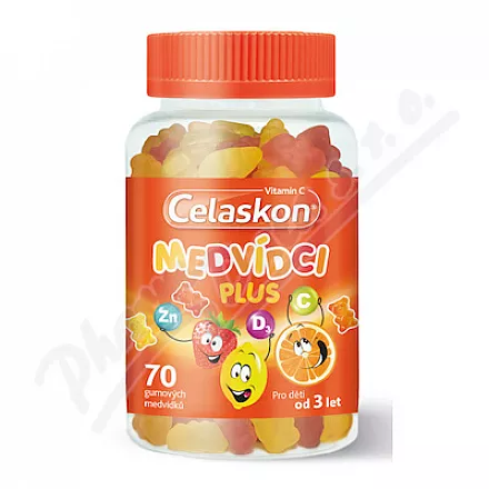 Celaskon BEARS PLUS dla dzieci od 3 lat 70szt.