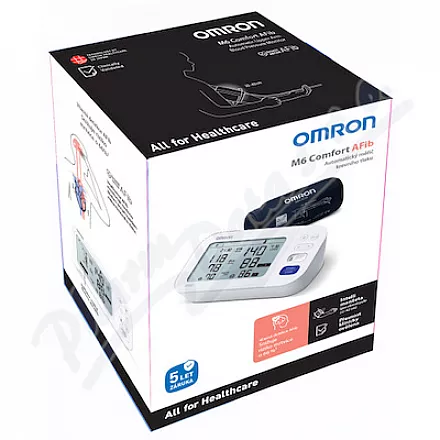 Tonometr digi.OMRON M6 Comfort AFib pažní