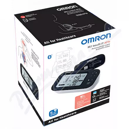 Tonometr digi.OMRON M7 Intelli IT AFib pažní