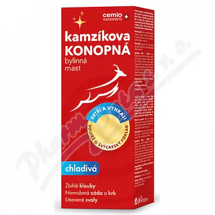 Cemio Kamzik maść konopna chłodząca 200ml prezent