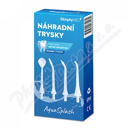 SimplyMed Náhr.trysky pro zubní sprchu TH2D4 set