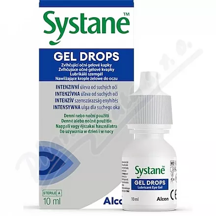Systane GEL DROPS nawilżający żel do oczu. Krople 10ml