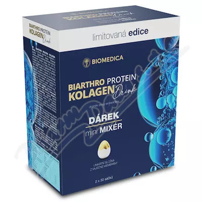 Biarthro protein kolagen drink 2x30 sáčků+dárek - vlasová péče,péče o vlasy,