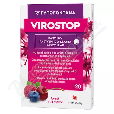 Fytofontana VIROSTOP pastilky lesní ovoce 20ks