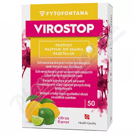 Phytofontana VIROSTOP citrus pastylki do ssania 50szt