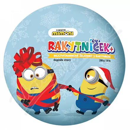 RAKYTNÍČEK żelatyny Mimoni 50szt bombki świąteczne 2024