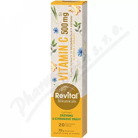 Revital Botanicals Witamina C 500mg eff.tbl.20