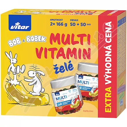 Vitar Multiwitamina Bob i Bobek galaretka 2x50szt.