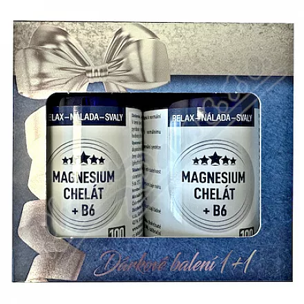 Chelat magnezu B6 cps.2x100 opakowanie upominkowe 1 1