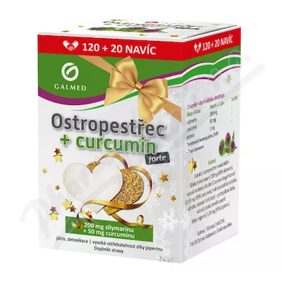 Ostropestřec+curcumin forte cps 120+20 Galmed