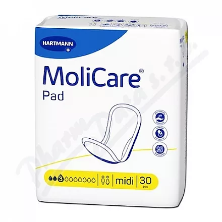 VLOŽKY ABSORPČNÍ MOLICARE PAD 3 KAPKY MIDI