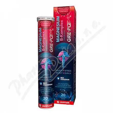 Magnez B kompleks GRE-PO Glenmark tbl.eff.20