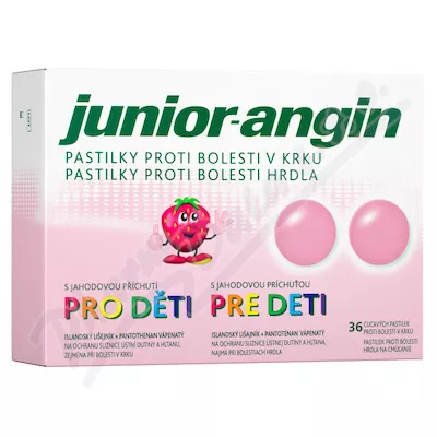 Junior-angin pastilky pro děti 36ks