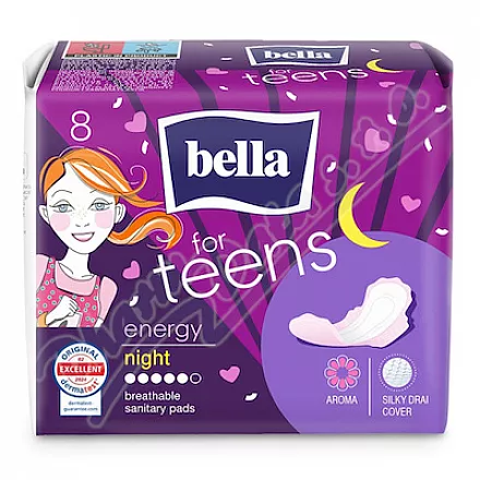 Bella for teens hygienické vložky Energy Night 8ks