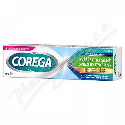 Corega Svěží Extra Silný fixační krém 40g