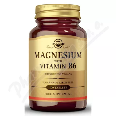 Solgar Hořčík s Vitamínem B6 tbl.100