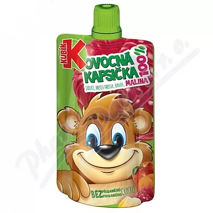 KUBIK 100% kapsułki owocowe malina-jabłko-marchew-banan 100g