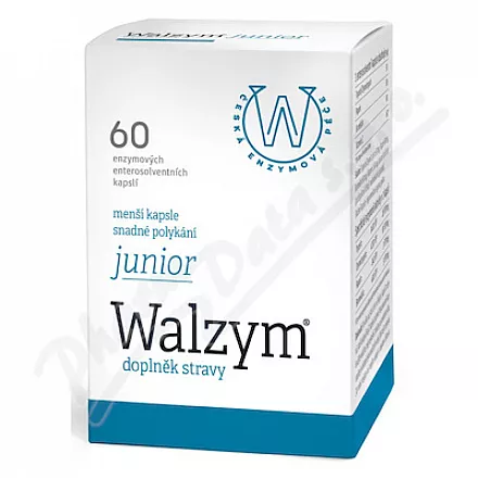 Kapsułki enzymatyczne Walzym Junior cps.60