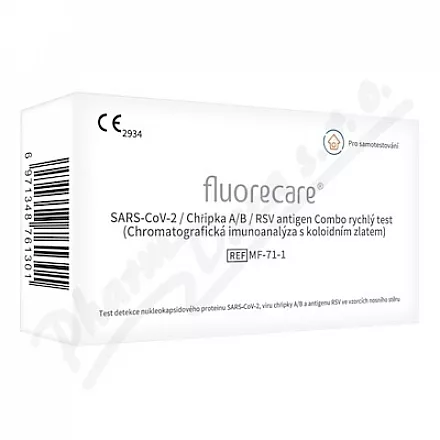 Fluorecare SARS-CoV-2/test na grypę A/B/RSV 1 szt.