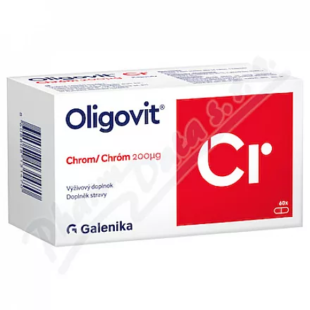 Oligovit Chrom 200mcg tob.60 Galenika