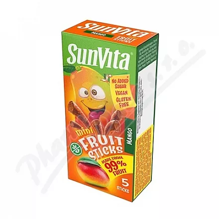 SunVita Paluszki owocowe mini mango 5x10g
