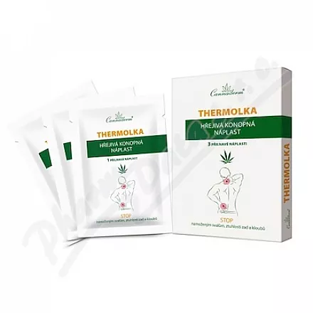 Cannaderm Thermolka ciepły plaster konopny 3szt