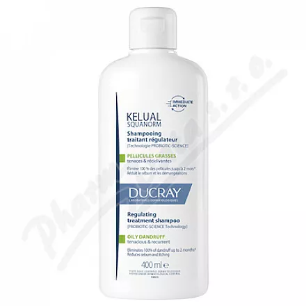 DUCRAY Kelual Squanorm Szampon łupież tłusty 400ml