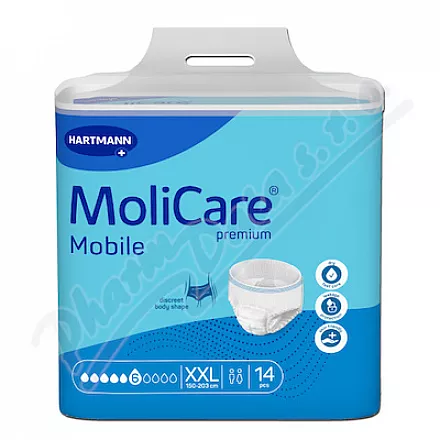 KALHOTKY NAVLÉKACÍ MOLICARE MOBILE 6 KAPEK XXL