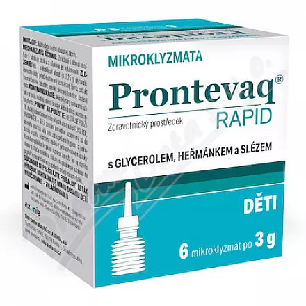 Prontevaq RAPID microclysm dzieci 6x3g