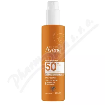 AVENE Sun Sprej SPF50 200ml - avene kosmetika,avene,avena,avene cicalfate,avene physiolift,