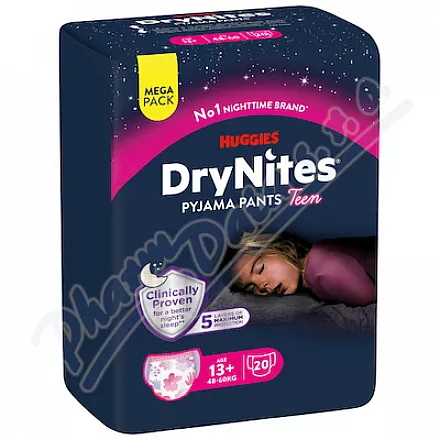 DryNites natah.kalh.dív.MEGA 13 let/48-60kg/20ks
