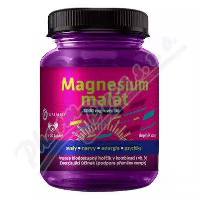 Magnesium malát tbl.50+20 Galmed