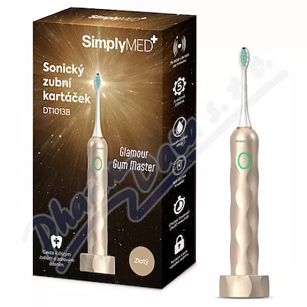 Szczoteczka soniczna SimplyMed DT1013B złota