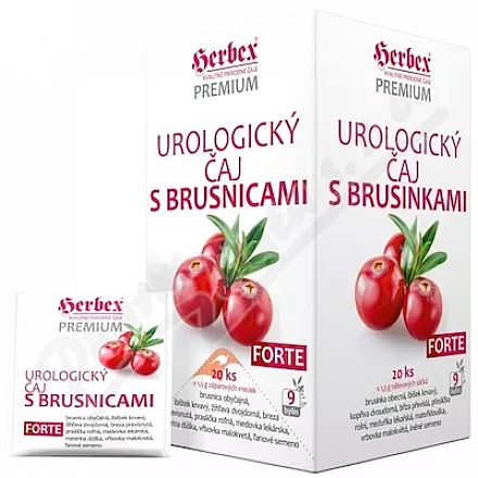 HERBEX Herbatka urologiczna z żurawiną FORTE 20x1,5g