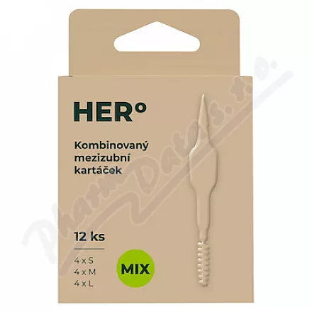 HERBADENT HERo szczoteczka międzyzębowa mix 12szt